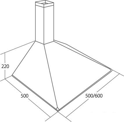 Кухонная вытяжка Akpo Soft 60 WK-5 (нержавеющая сталь)