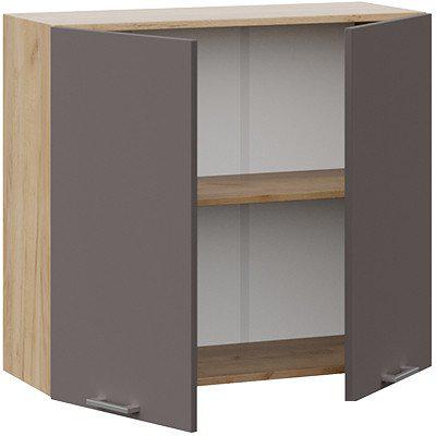 Шкаф навесной Трия Габриэлла 1В8 (дуб крафт золотой/муссон)