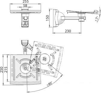 Кронштейн Electric Light КБ-01-25