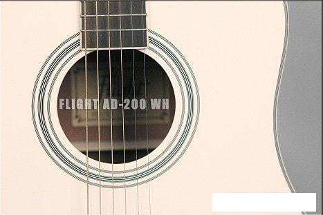 Акустическая гитара Flight AD-200 WH
