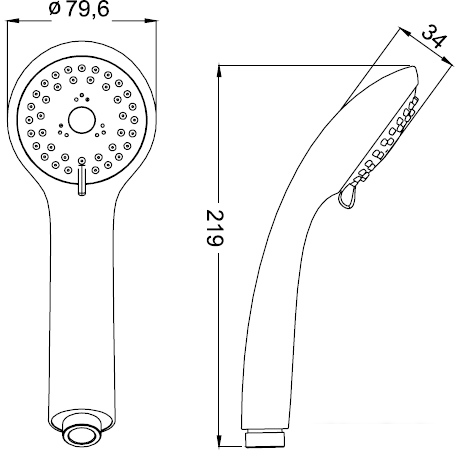 Душевая лейка IDDIS A11031