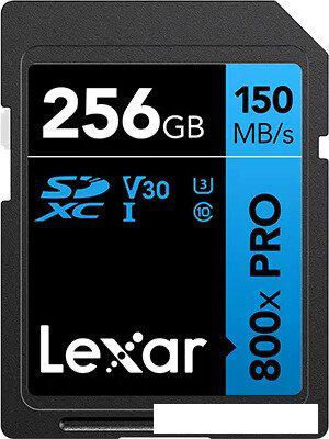 Карта памяти Lexar High-Performance 800x Pro SDXC LSD0800P256G-BNNNG 256GB