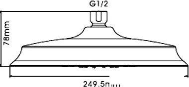 Верхний душ Ledeme M29