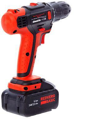 Дрель-шуруповерт RedVerg Basic SD24L/2-2 (с 2-мя АКБ)