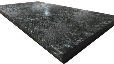 Готовая кухня Интерлиния Мила Лайт 2.3 (бетон-бетон-кастилло темный)