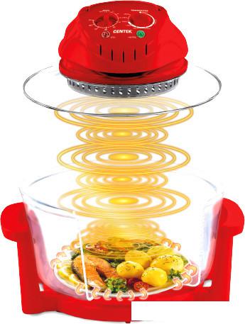 Аэрогриль CENTEK CT-1456 (красный)