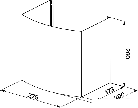 Кухонная вытяжка Faber Trendy 90 (венецианская штукатурка) [110.0157.153]