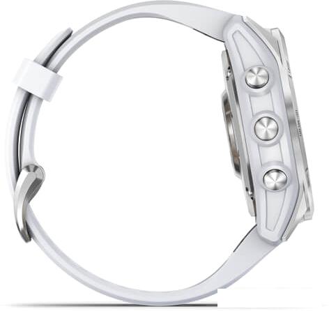 Умные часы Garmin Fenix 7S 42 мм (серебристый/белый)