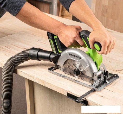 Дисковая (циркулярная) пила Greenworks GD24CS165 1501607 (без АКБ)