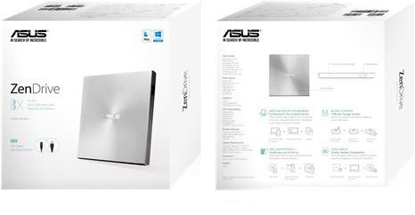DVD привод ASUS ZenDrive U9M (серебристый)
