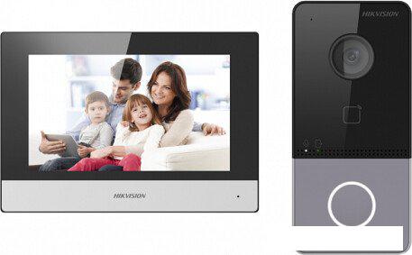 Комплект видеодомофона Hikvision DS-KIS603-P(C)