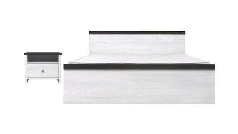 Тумба Black Red White Порто KOM1S/50 (джанни/сосна ларико)