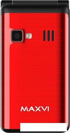 Кнопочный телефон Maxvi E9 (красный)