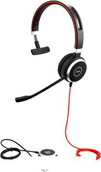 Наушники с микрофоном Jabra EVOLVE 40 MS Mono