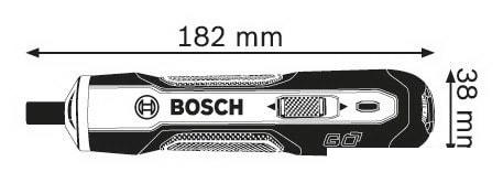 Электроотвертка Bosch Go Professional 06019H2100 (с кейсом)