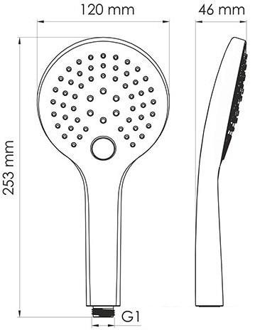 Душевая лейка Wasserkraft A155