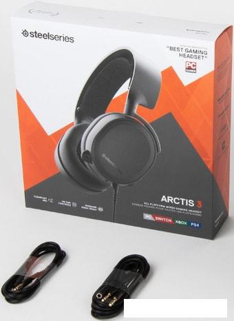 Наушники с микрофоном SteelSeries Arctis 3 2019 Edition (черный)