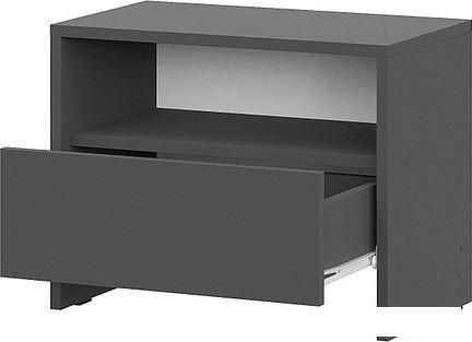 Тумба Mio Tesoro Камелия 1К (графит серый)