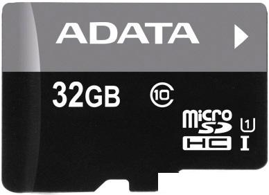 Карта памяти A-Data Premier microSDHC UHS-I U1 (10 Class) 32 Gb (AUSDH32GUICL10-RA1)