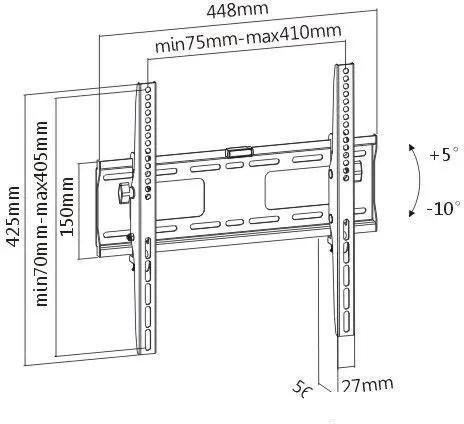 Кронштейн Ultramounts UM841T (черный)