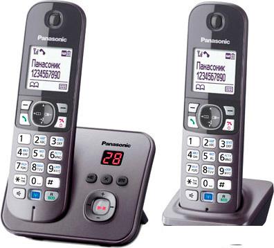 Радиотелефон Panasonic KX-TG6822RUM