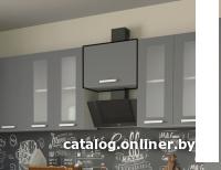 Шкаф навесной Интерлиния Компо ВШГ 50-360 (серебристый)