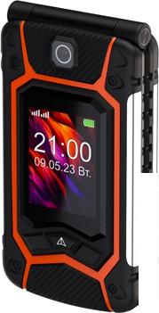 Кнопочный телефон Maxvi E10 (оранжевый)