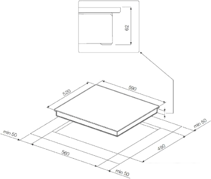 Варочная панель Graude IK 60.1 F