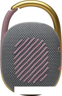 Беспроводная колонка JBL Clip 4 (серый/золотистый)