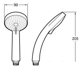 Душевая система Jacob Delafon July [E45716-CP]