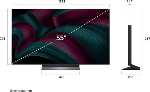 OLED телевизор LG OLED evo AI C5 OLED55C5RLA
