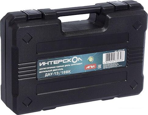 Ударная дрель-шуруповерт Интерскол ДАУ-13/18ВК 573.0.0.70 (без АКБ, с кейсом)