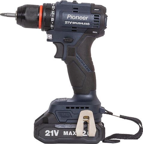 Дрель-шуруповерт Pioneer Tools CD-E2012BL-01C (с 1-им АКБ, кейс)