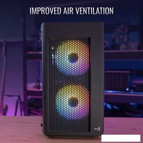 Корпус AeroCool Hexform-G-BK-v2