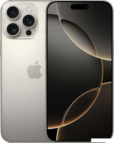 Смартфон Apple iPhone 16 Pro Max Dual eSim 256GB (природный титан)