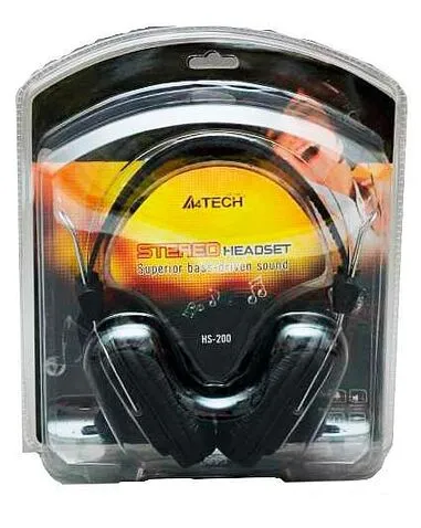 Наушники с микрофоном A4Tech HS-200