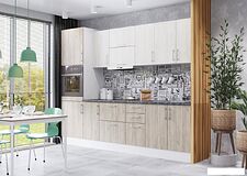 Шкаф напольный Горизонт Европа 60 3 ящика (серый крафт)