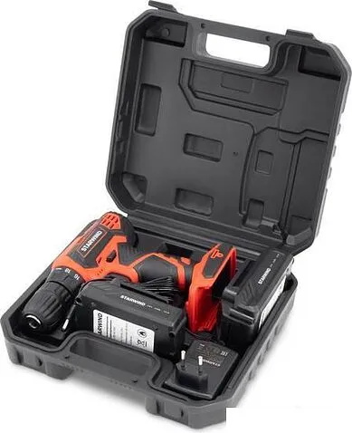 Дрель-шуруповерт StarWind DS-10-14B-2 KWCD2102 (с 2-мя АКБ, кейс)