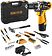 Дрель-шуруповерт Deko DKCD12FU-Li SET 104 063-4104 (с 1-им АКБ, кейс, набор оснастки)