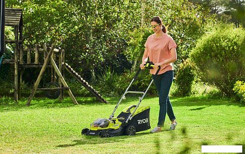 Газонокосилка Ryobi RY18LMH37A-250 Hybrid (с 2-мя АКБ)