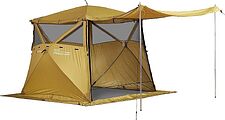 Кемпинговая палатка Higashi Pyramid Camp Olive Кухня-шатер 03462