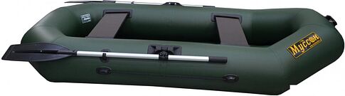 Гребная лодка Муссон S-240 НД (серый)