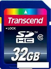 Карта памяти Transcend SDHC Class 10 32GB (TS32GSDHC10)