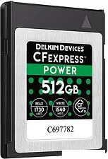 Карта памяти Delkin Devices Power CFexpress DCFX1-512 512GB Карта памяти Delkin Devices Power CFexpress DCFX1-512 512GB