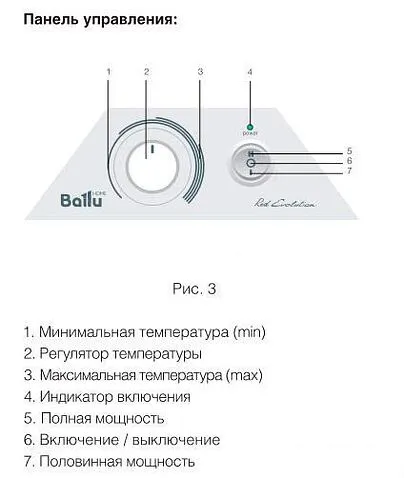 Конвектор Ballu BIHP/R-1000