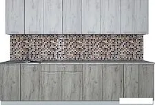 Кухня Интерлиния Мила Лайт 3.0 (дуб белый/дуб серый)