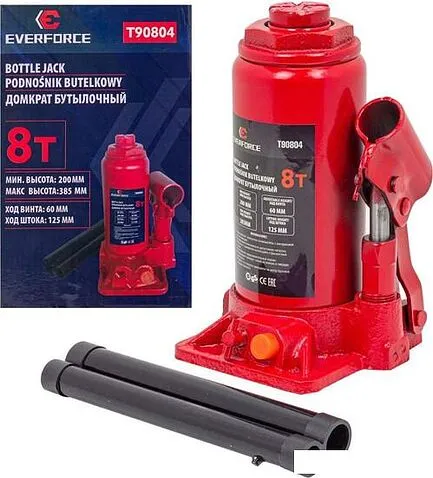 Бутылочный домкрат Everforce EF-T90804 8т