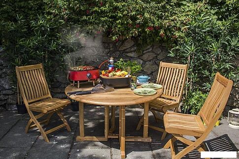 Портативный газовый гриль Sahara Mini BBQ (серебристый)