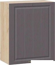 Шкаф навесной Трия Лина 1В6 с одной дверью (дуб крафт золотой/графит)