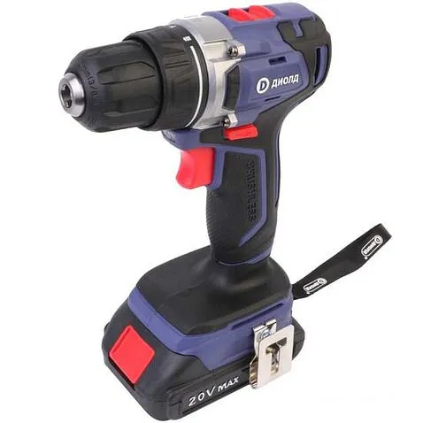 Дрель-шуруповерт ДИОЛД ДЭА-20Л-08 (с 2-мя АКБ, кейс)